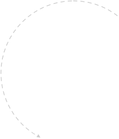 Curved arrow